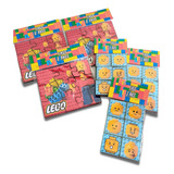 Lembrancinhas Jogo Da Memória + Quebra Cabeça  Lego 10 Uni