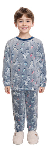 Pijama Niño Polar Rapport Azul Fashion's Park
