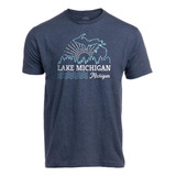 Cities And Sites Of Michigan - Playera Hombre Y Mujer D...