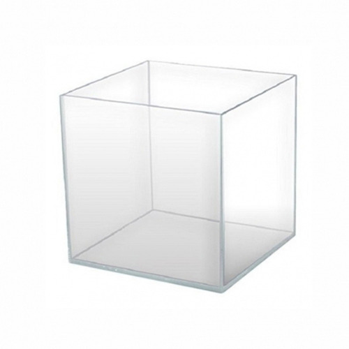 Pecera Acuario Mainar Vidrio Cubo 20x20x20 8 Litros 