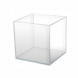 Pecera Acuario Mainar Vidrio Cubo 40x40x40 64 Litros 