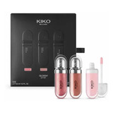Kiko Milano Glossy Lip Set  Kit 3x Lipgloss