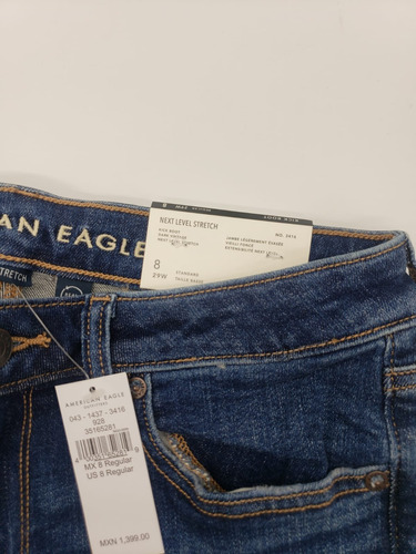 Jeans American Eagle Women Liso 