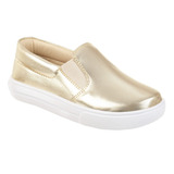 Tenis Infantil Menina Slip-on Calce Fácil Iate Confortável 