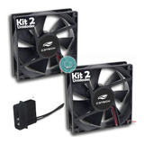 Cooler Fan Storm 8cm 80mm Ventoinha  Pc Gabinete Gamer Kit 2