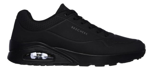 Tenis Skechers Negro Dama Premium Alta Orginal Confort