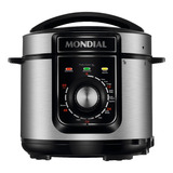 Panela De Pressão Elétrica Pratic Cook Premium Pe-48-5l-i 5 L Cor Preto Mondial 220v