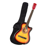 Guitarra Clasica 38 Pulgadas Cutaway Sun Epic Con Funda