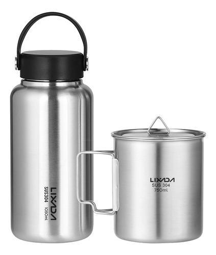 Kettle Outdoor Camping Senderismo 750 Ml 1050 Ml Lixada Proo