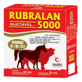 Rubralan 5000 100ml Vitanas B1 E B2 80ml / B12 20ml - Calbos