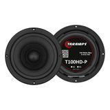 Par De Alto Falante Taramps T100 Hd-p 04 Pol 50w Rms 4 Ohms Cor Preto