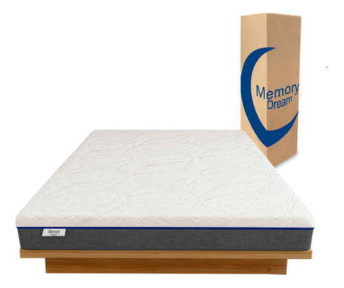 Colchón Memory Foam En Caja 10 Años Garantía Matrimonial