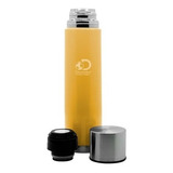 Discovery Termo Acero Inox Mate Camping 1 Litro Amarillo