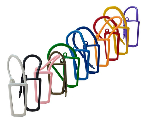 Funda Holder Portagel P/ Piramidal 30 Ml De Colores Llavero