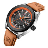 Reloj Naviforce En Cuero Nf9068s Multifuncional + Envio