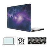 Rygou Macbook Pro 15 '' Funda, 4 En 1 Galaxy Space Pattern
