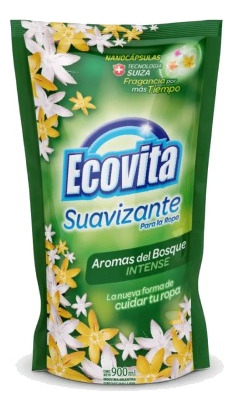 Suavizante Ecovita Intense Aromas Del Bosque En Doypack 900 Ml