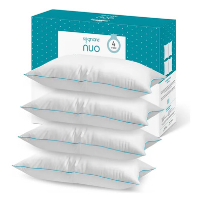 Sognare Nuo Almohada 4 Pack Tamaño King Relleno Semi Firme Color Blanco | Meses sin interés