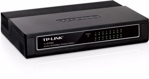 Switch Tp Link Ethernet 16 Bocas Tl Sf 1016d 10/100