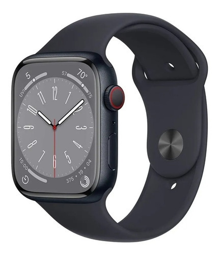Apple Watch Series 8 Gps Cellular 45mm Meia-noite - Imediato