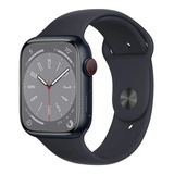 Apple Watch Series 8 Gps Cellular 45mm Meia-noite Em Estoque