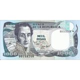 Colombia Reposición 1000 Pesos Oro 3 Enero 1994 