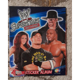 .- Album Wwe Super Stars Uncovered Salo Incompleto