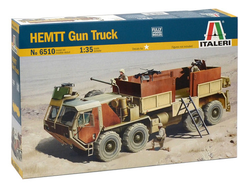 Italeri 6510 Hemtt Gun Truck Blindado Americano Escala 1/35
