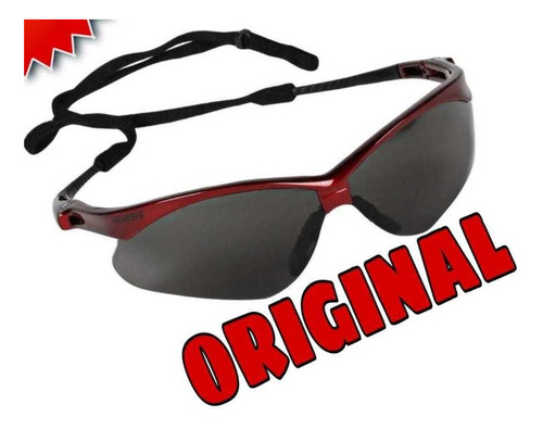 (pack 3 Pz) Lentes Nemesis 22611 Originales Humo Marco Rojo