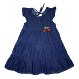 Vestido Três Marias Jeans Infantil - Menina