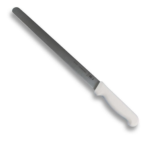 Cuchillo Fiambrero 30 Cm Tramontina Mango Blanco Sanitario