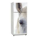 Vinilo Decorativo Heladera Caballo Horse Animales 6