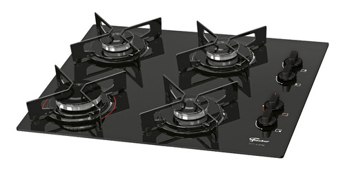 Fogão Cooktop Fischer 4 Bocas Fit Line Bivolt 