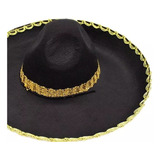 Sombrero Disfraz Mariachi Mexicano Charro Adulto Medium 45cm