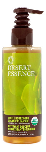 Desert Essence - Limpiador Facial Aloe Vera Y Pepino 195ml