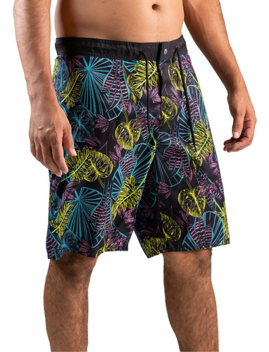 Combo Com 03 Bermudas Surf Estampada Praia Adulto Masculina 