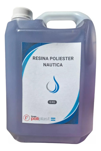 Resina Poliester Náutica X5kg+ Catalizador Y Acelerante