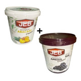 Kit C/2 Preparo Polpa Premium Jeb - Abacaxi + Ameixa 1kg Cd