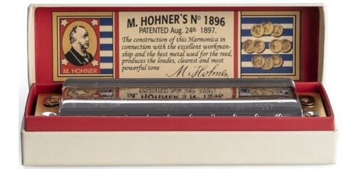 Armonica Hohner Alemana Marine Band 125th Anniversary En Do