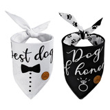 Crowned Beauty Wedding Best Dog Bandanas Reversibles Grande.