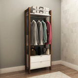 Closet Com Cabideiro Multiuso Com 2 Gavetas E 2 Prateleiras