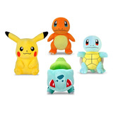 Peluches Kawaii Pokémon Regalos Muñeca Niño Juguete 4pcs