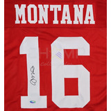 Jersey Autografiado Joe Montana San Francisco 49ers Retro Cs