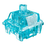 Switch De Teclado Akko Crystal Blue Linear Kit 45 Unidades