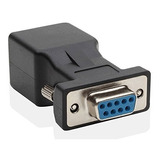 Adaptador Ethernet Db9 Rs232 A Rj45, Con Convertidor A Lan