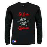 Camiseta Camibuzo Baseball Mlb Cardenales De San Luis Escudo