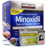 Minoxidil 5% Solución Tópica 6 Meses + Jabón Bergamota 125gr