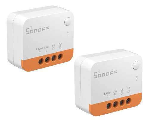 Pack 2 Interruptores Zigbee Sin Neutro Sonoff Mini Extreme