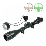 Mira Telescopica Rifles Pcp Caza Iluminada 6-24x50 Riel 11mm