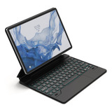 Keyboard Para Galaxy Tab S9 Fe Plus S7/s8+ Capa 12.4 Sem Fio